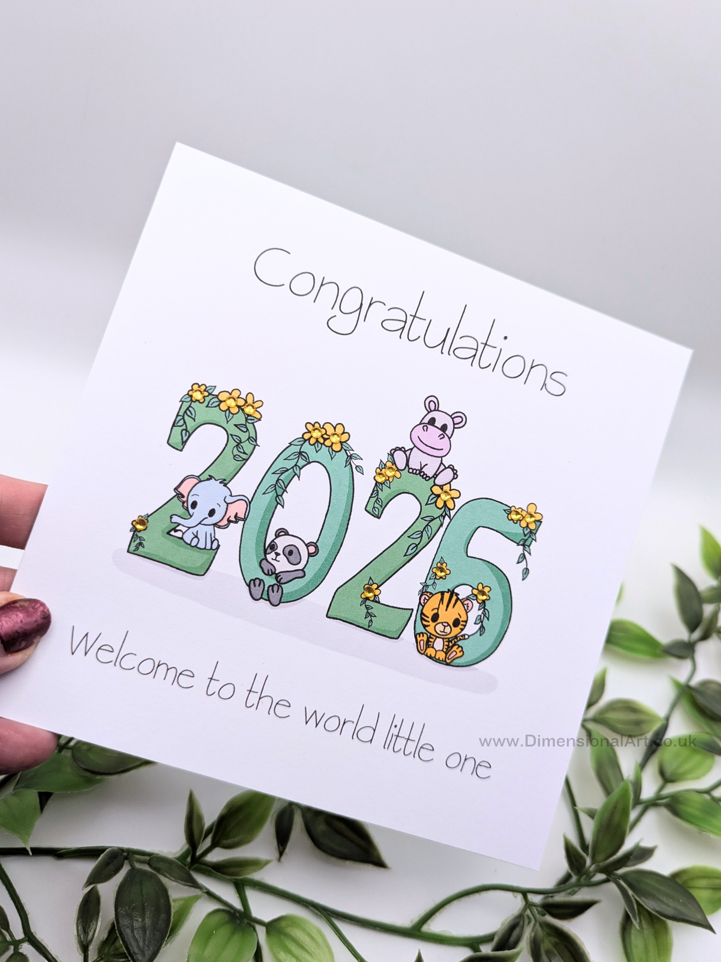 2026 Congratulate welcome to the world little one Card