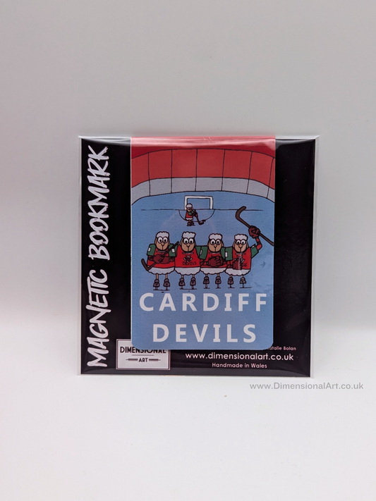 Cardiff Devils Sheep Magnetic Bookmark