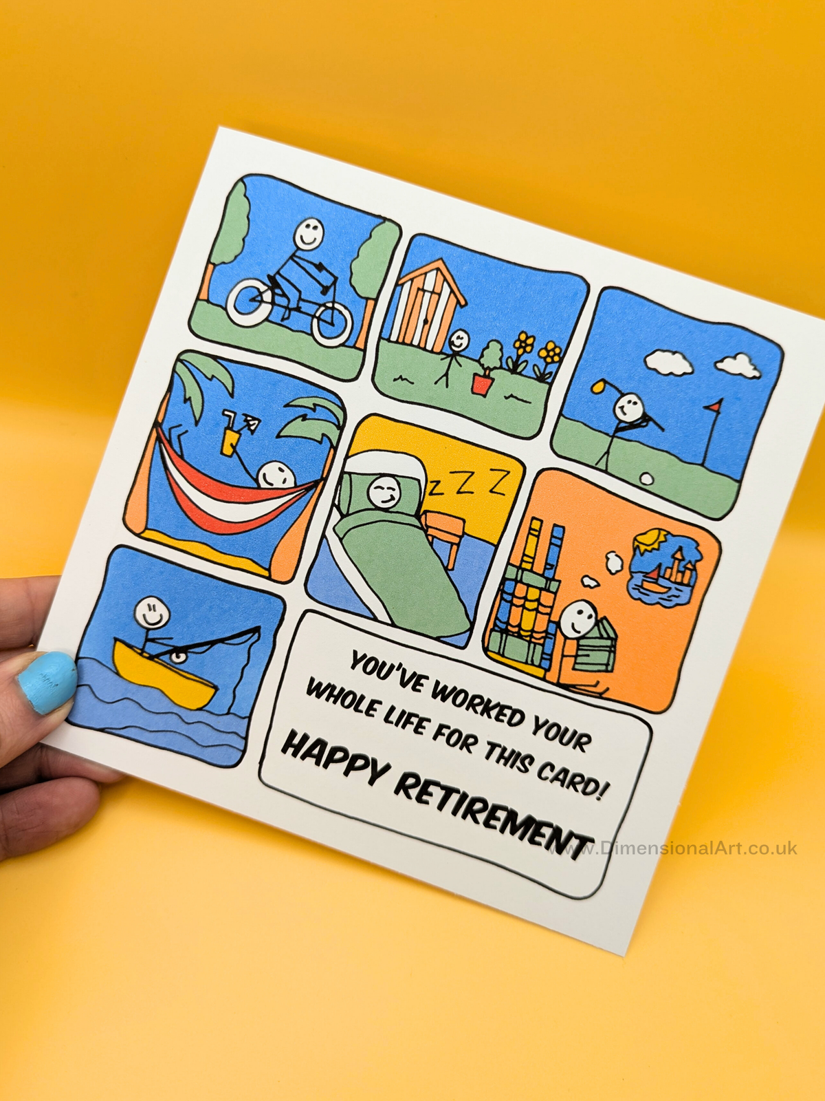 Worked your whole life for this card Retirement Card
