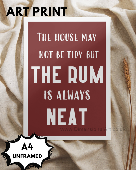 The Rum A4 Print