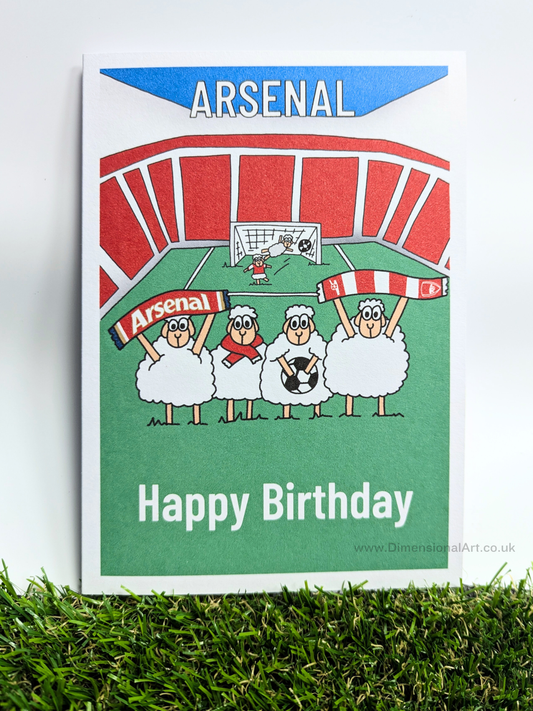 Arsenal Football Birthday Card