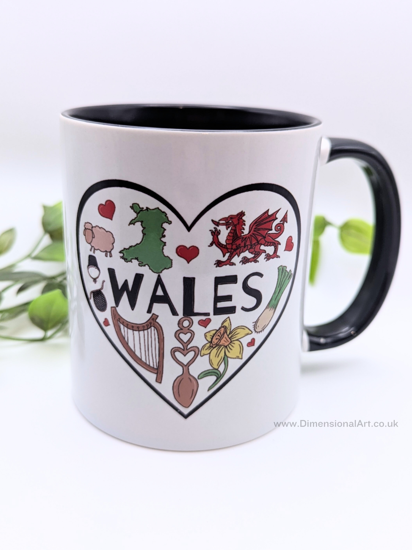 Wales Heart Mug