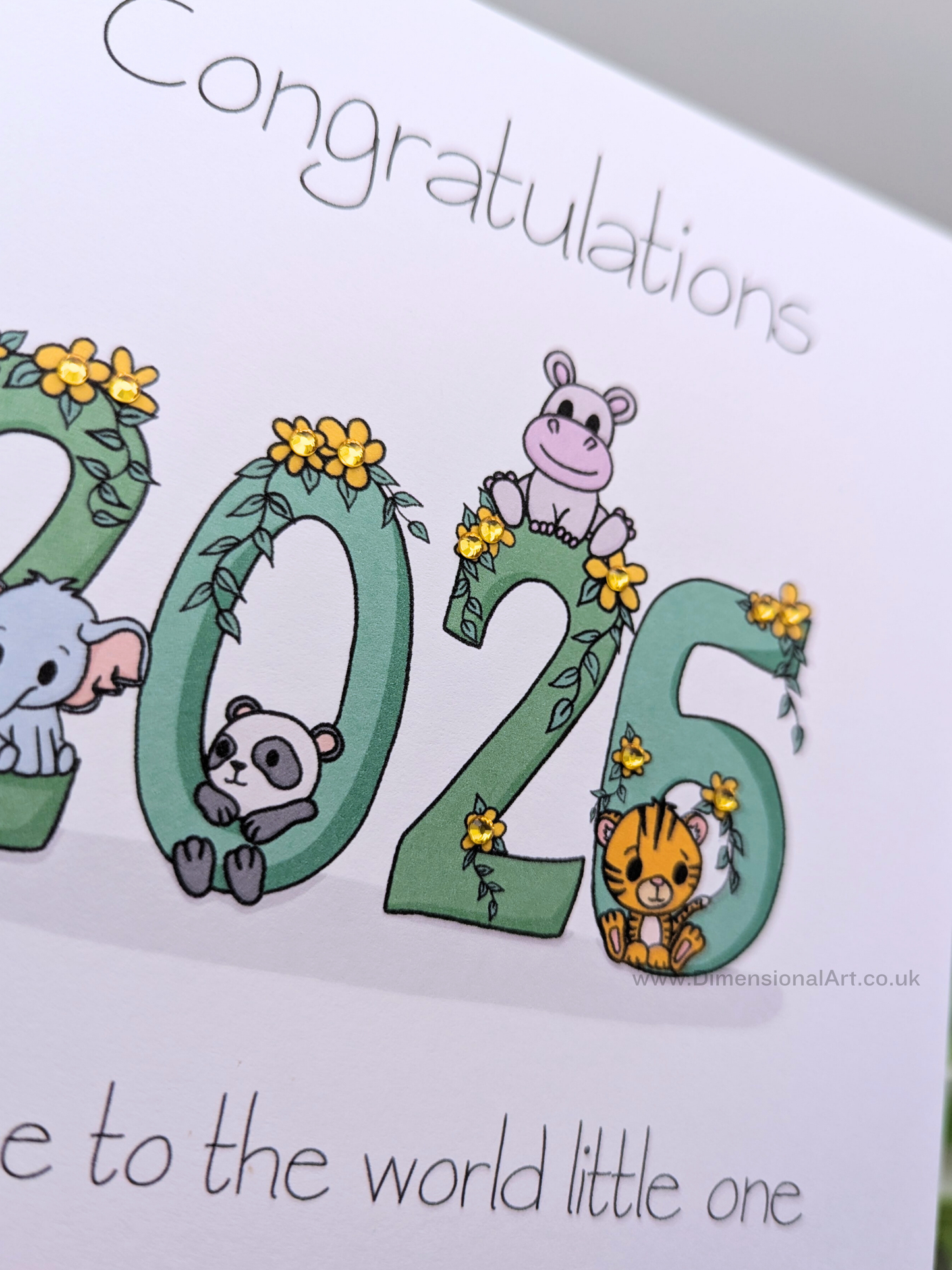 2026 Congratulate welcome to the world little one Card