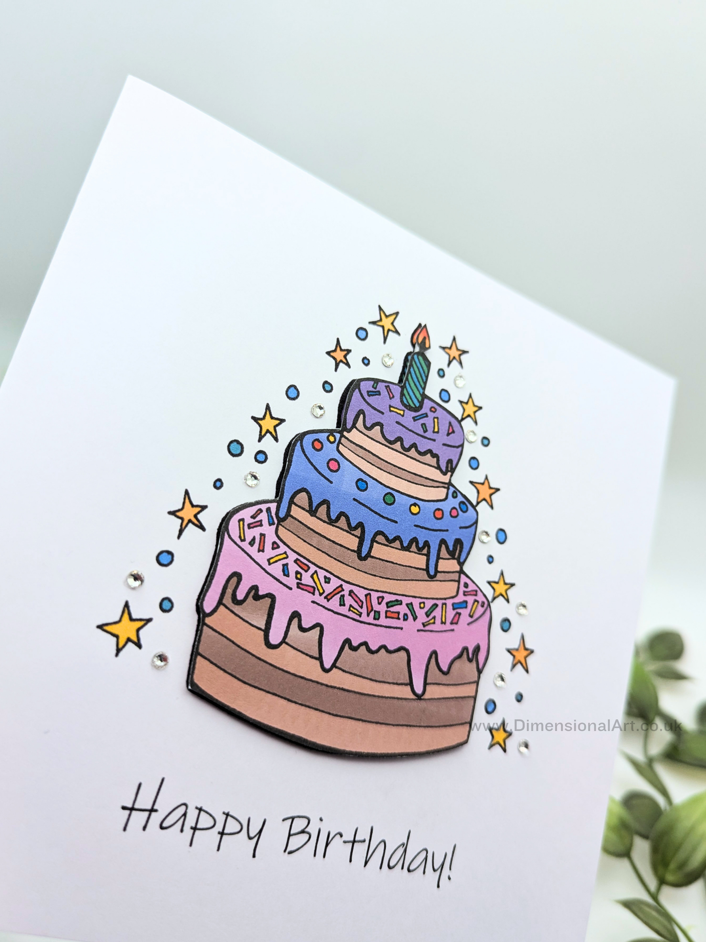 Birthday Cake Birthday Card