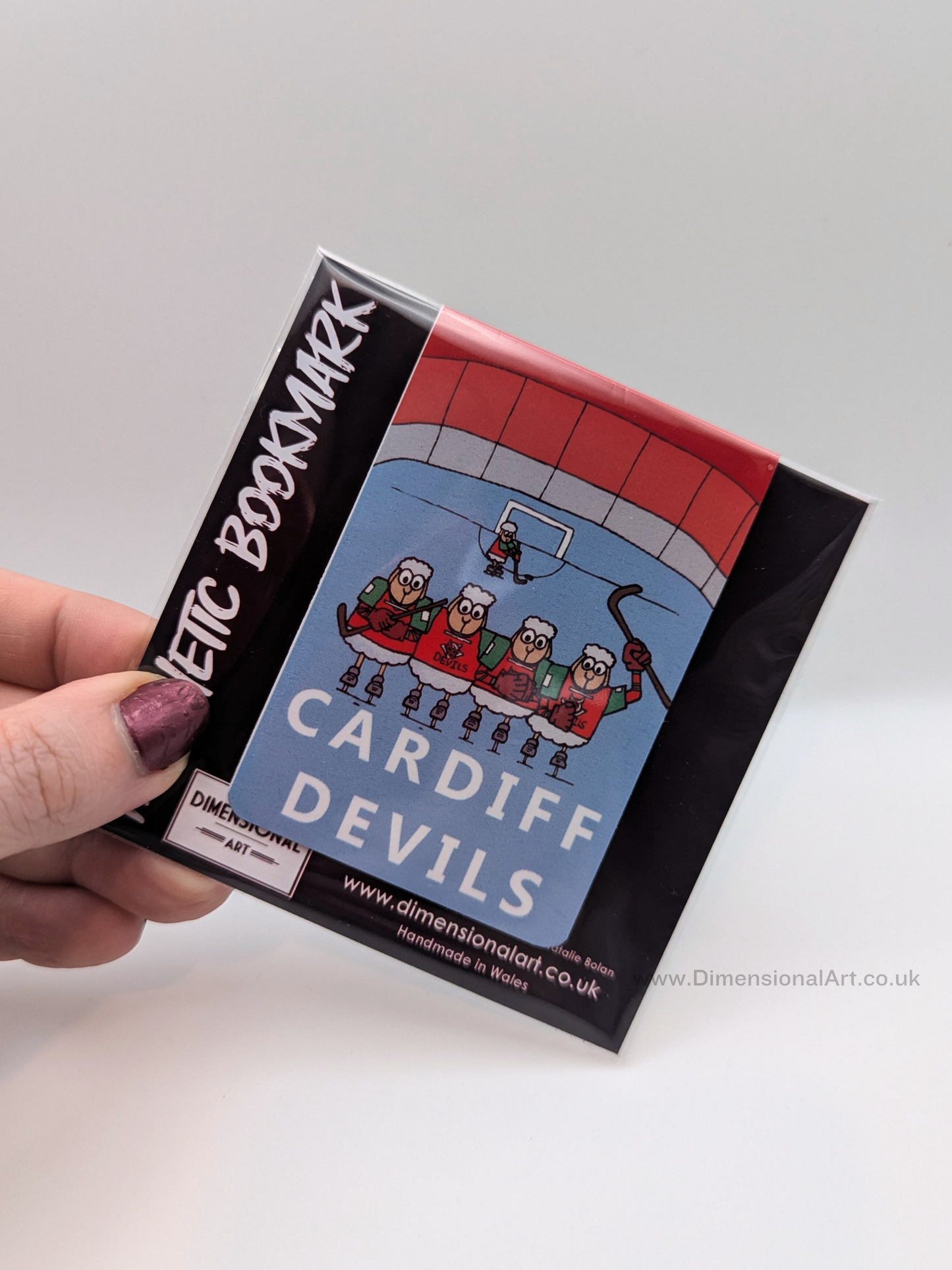 Cardiff Devils Sheep Magnetic Bookmark