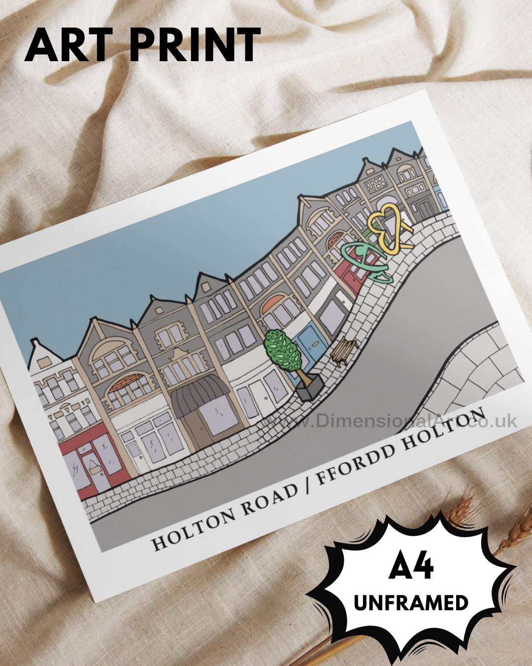 Holton road A4 Art Print