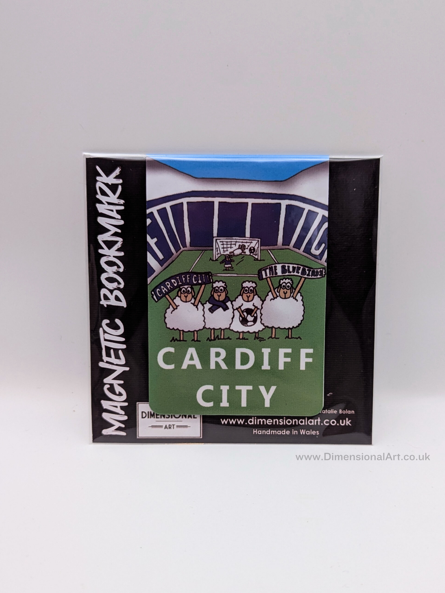 Cardiff City Football Sheep Magnetic Bookmark