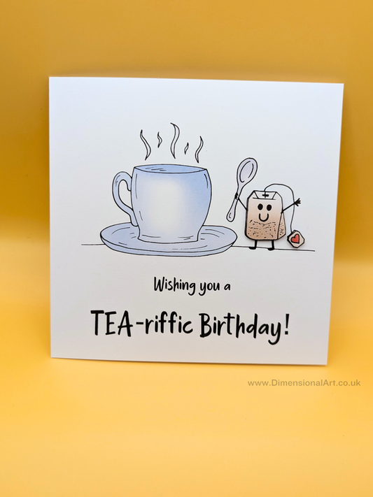 Tea Birthday Card