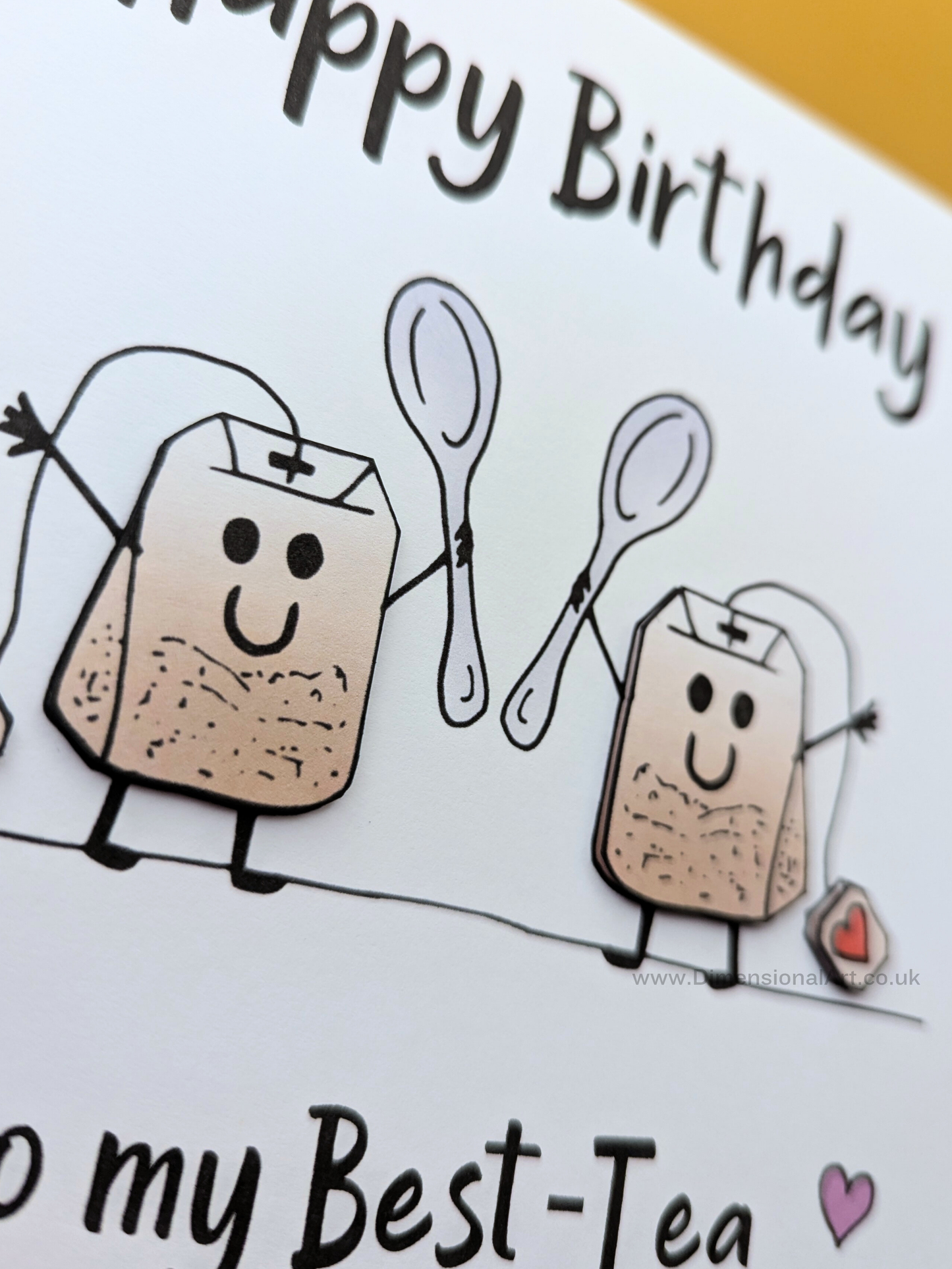 Best-tea Friend Birthday Card