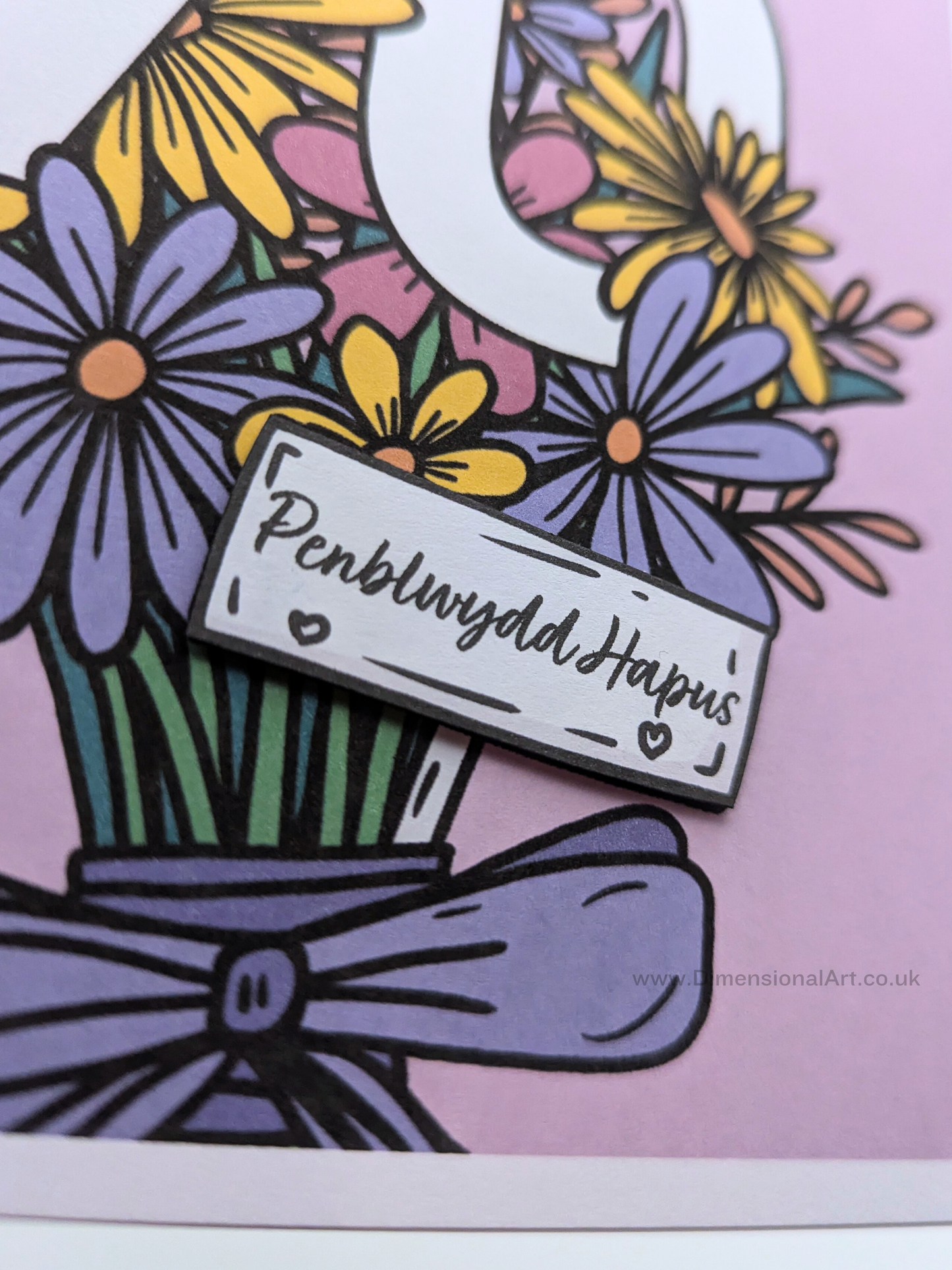 70 Flowers Penblwydd Hapus (Birthday Card)