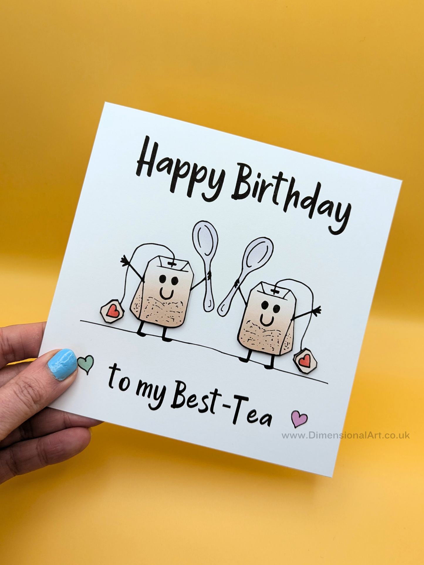 Best-tea Friend Birthday Card