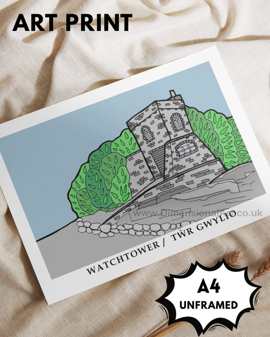 Watchtower A4 Art Print