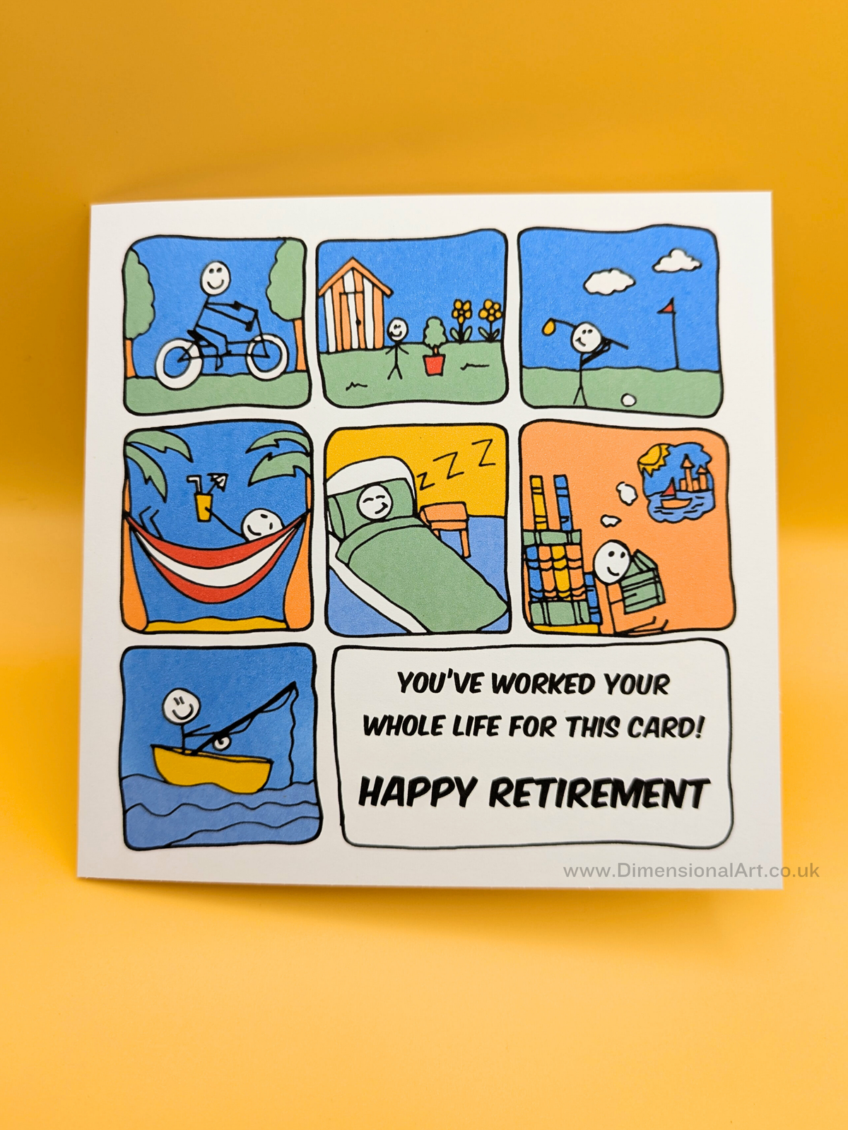 Worked your whole life for this card Retirement Card
