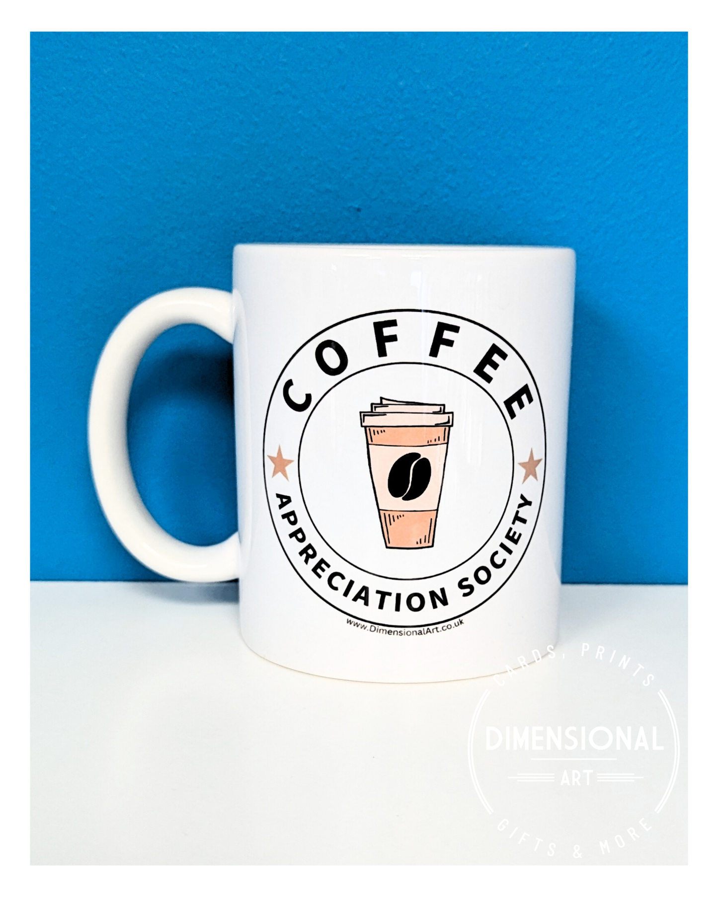 Coffee Appreciation Society Mug and Coaster