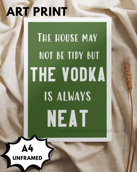 The Vodka A4 Print