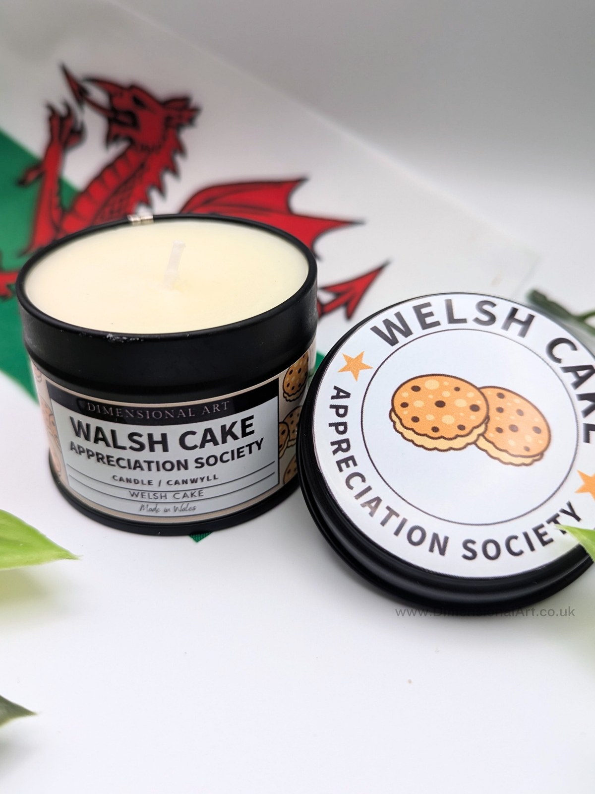 Welsh Cake Appreciation Society Candle by Dimensional Art