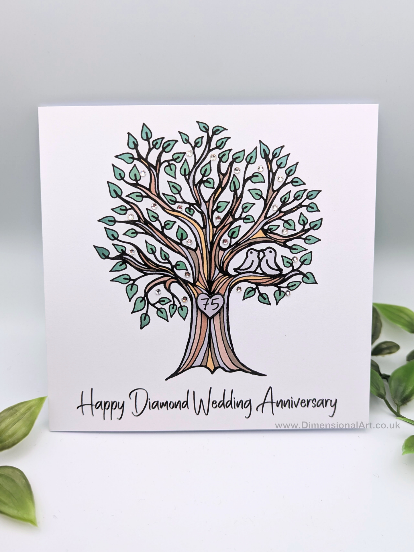 75th Diamond Anniversary Card