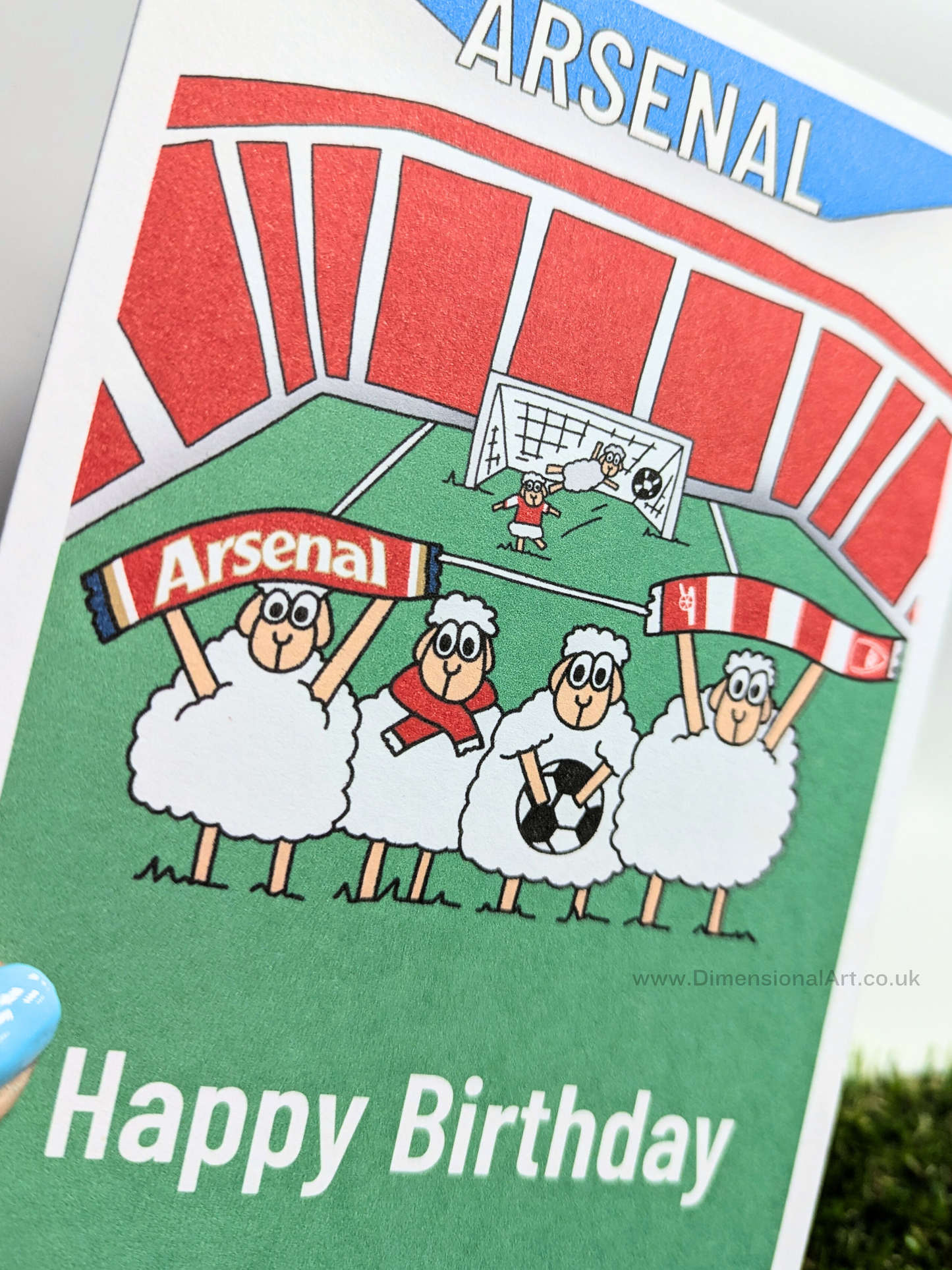Arsenal Football Birthday Card