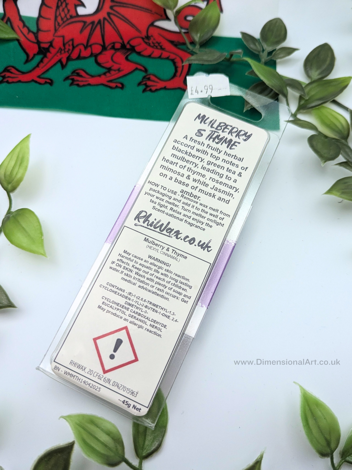 Mulberry & Thyme Wax Melts - Fruity, Herbal