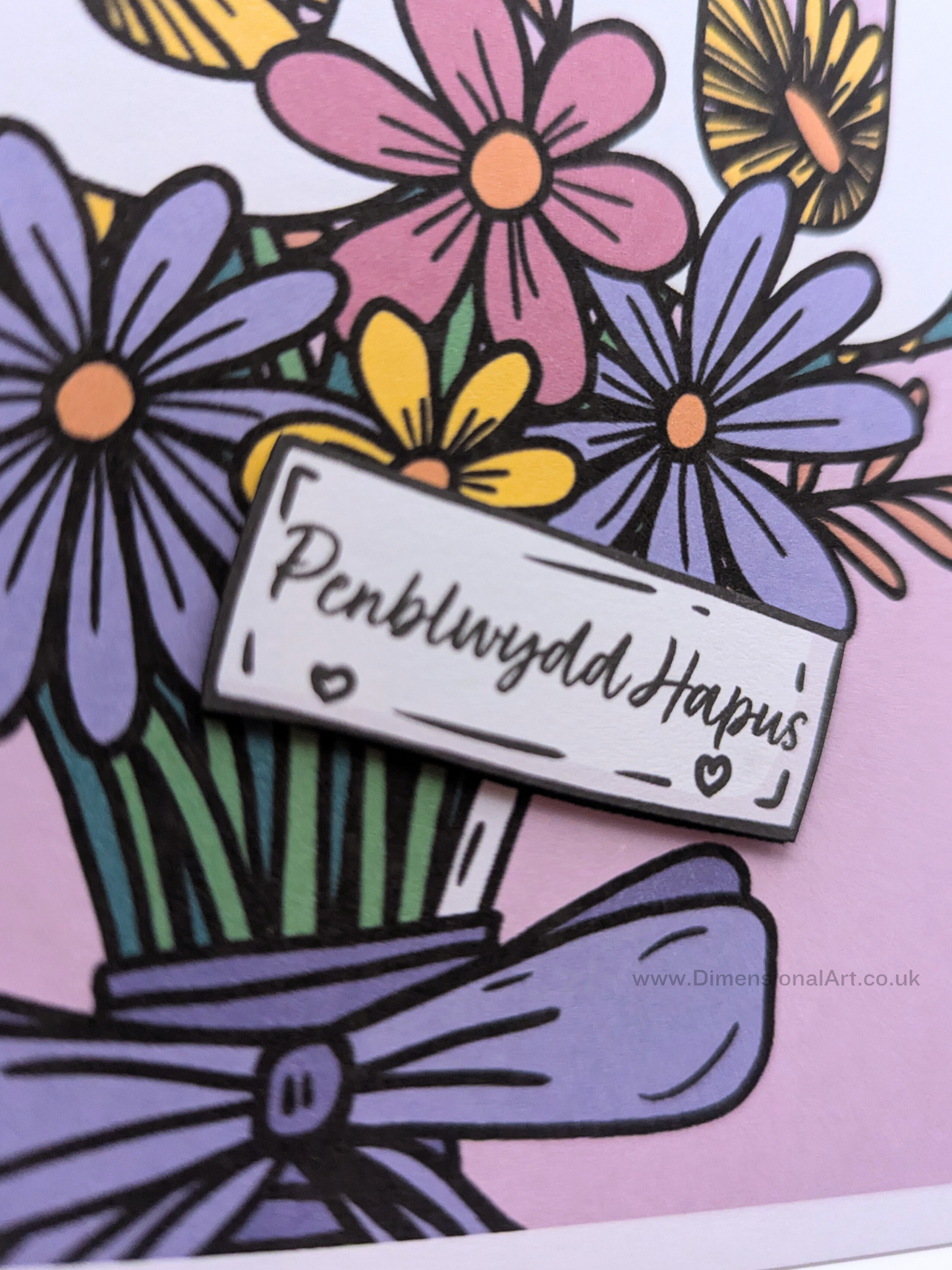 100 Flowers Penblwydd Hapus (Birthday Card)