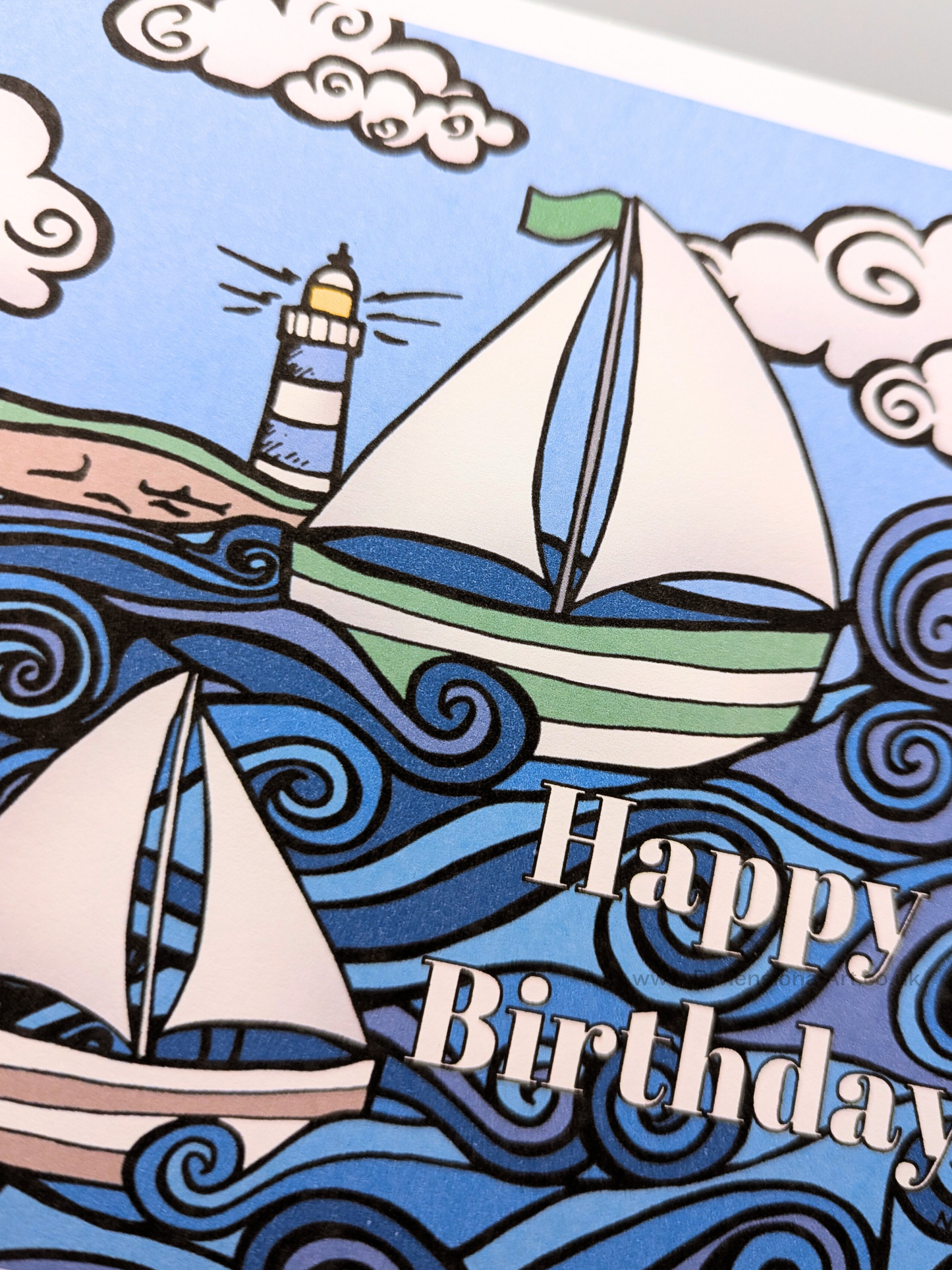 Boat Birthday Card