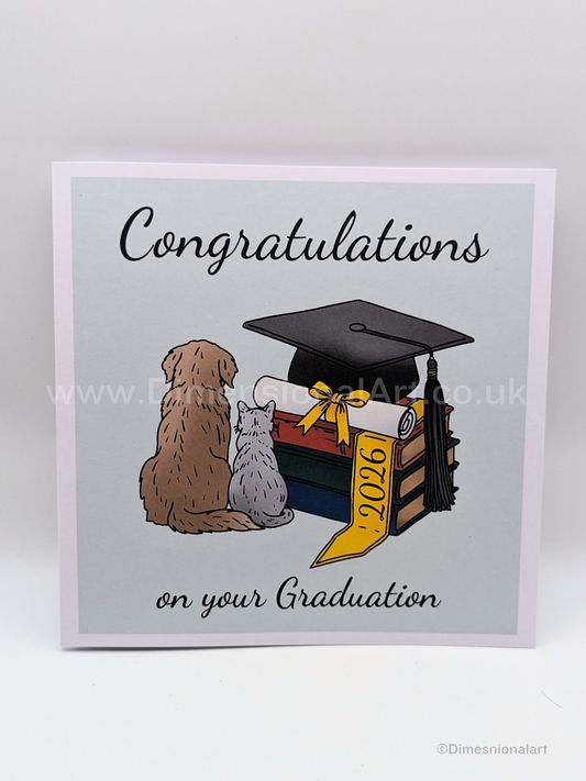 Congratulations on you Graduation Card - Veterinary