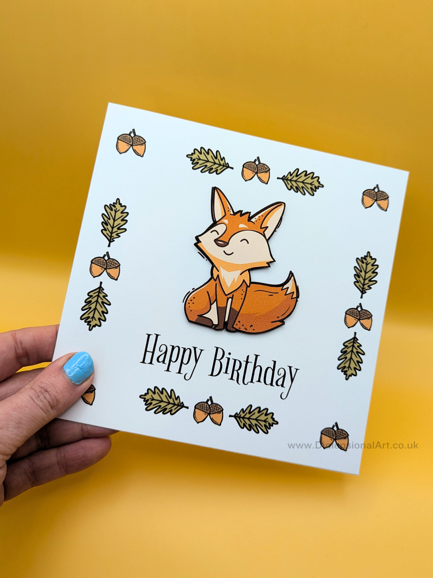 Fox Birthday Card