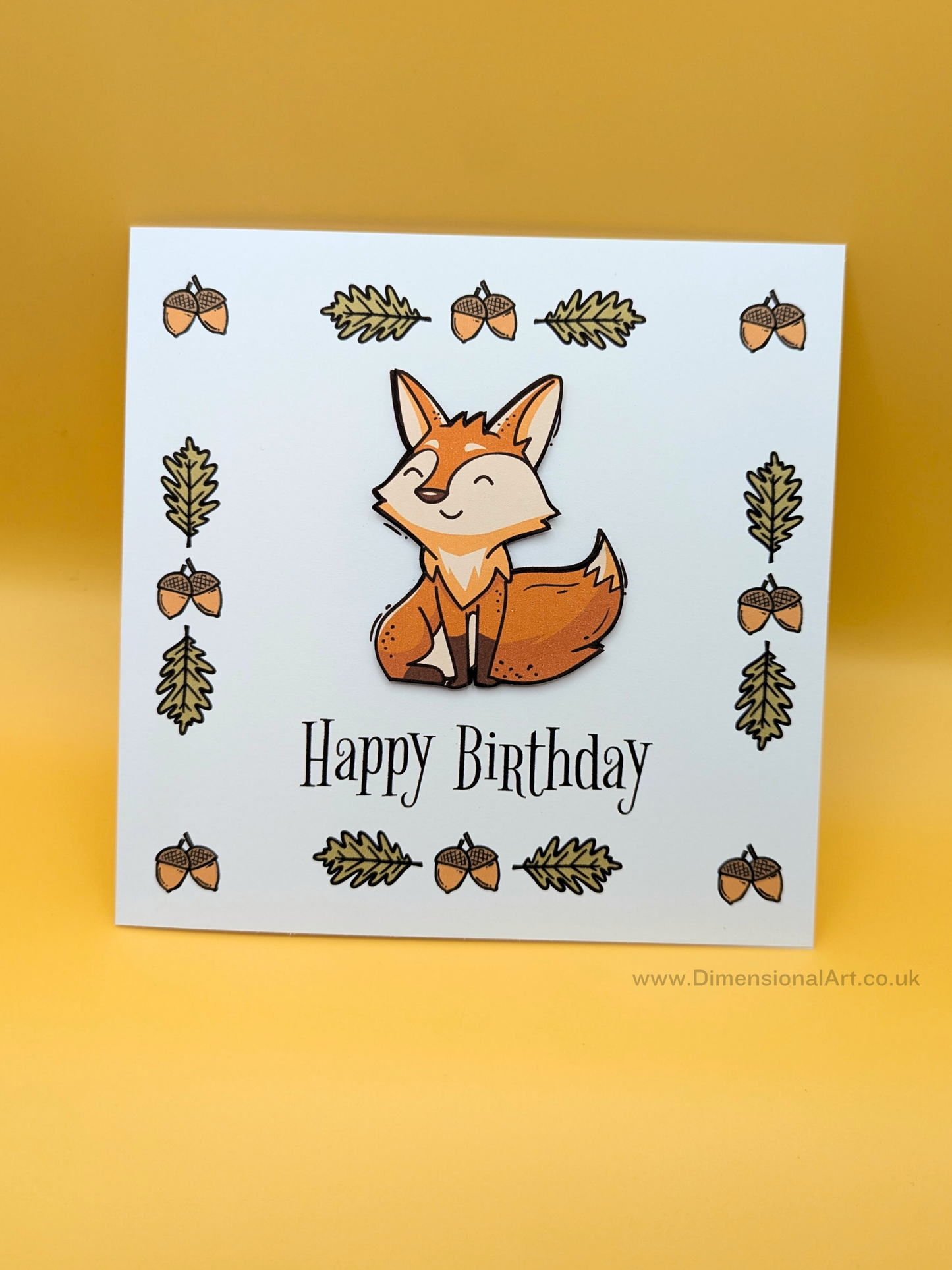 Fox Birthday Card