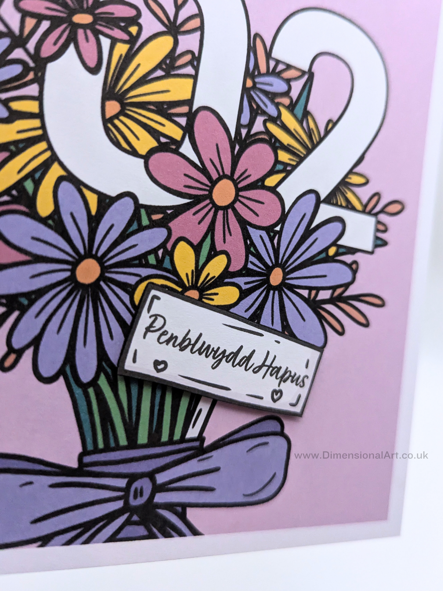 102 Flowers Penblwydd Hapus (Birthday Card)