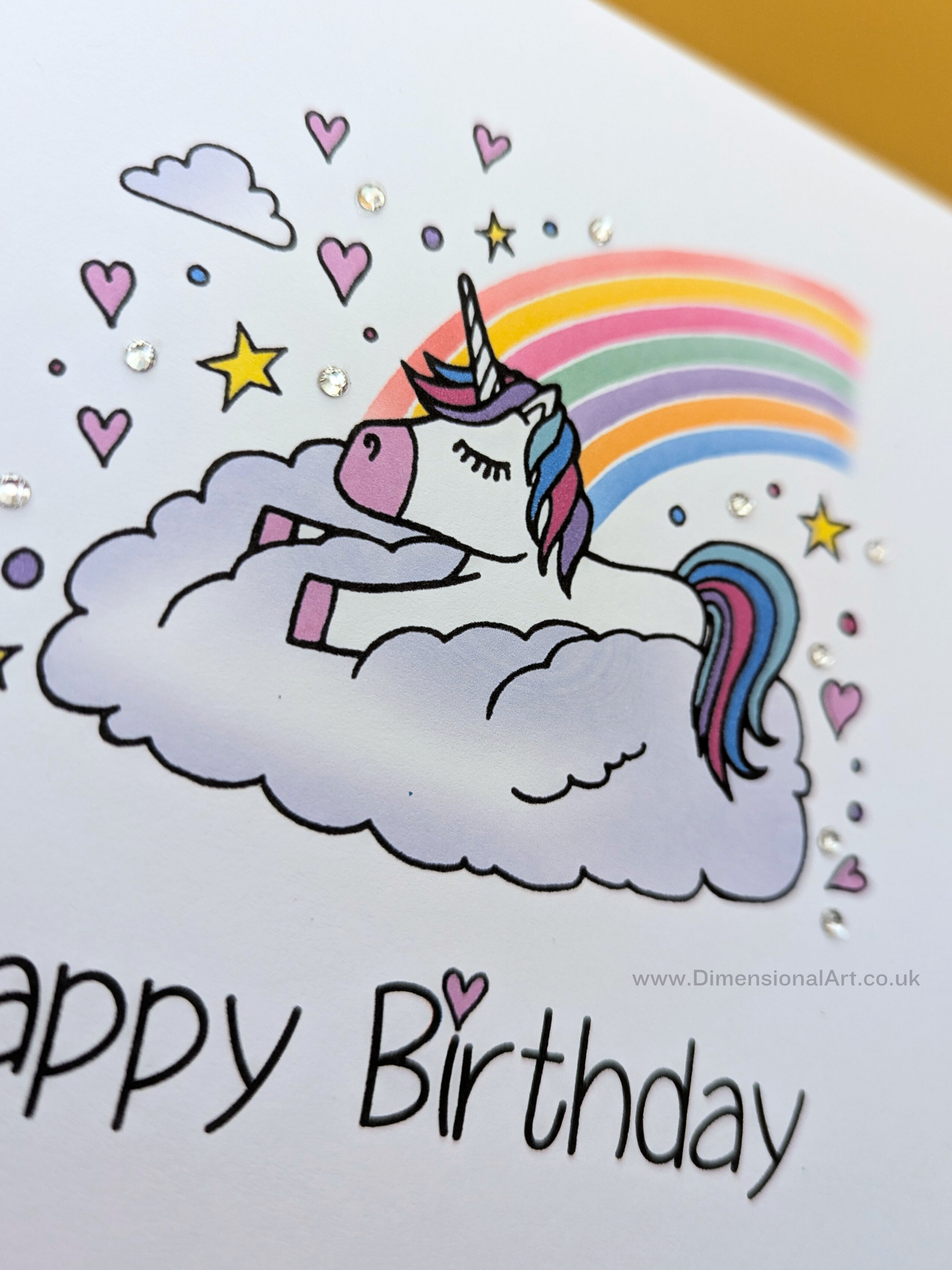 Dreaming Unicorn Birthday Card