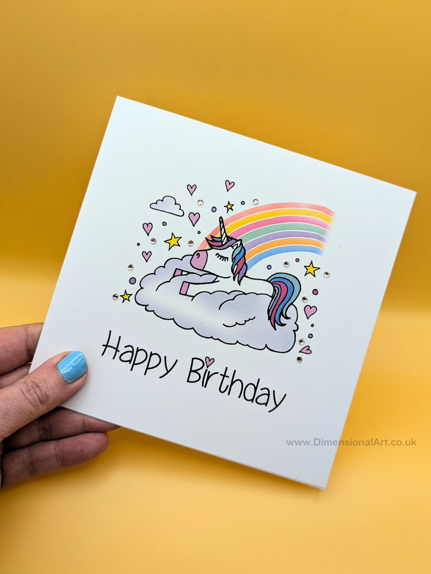 Dreaming Unicorn Birthday Card