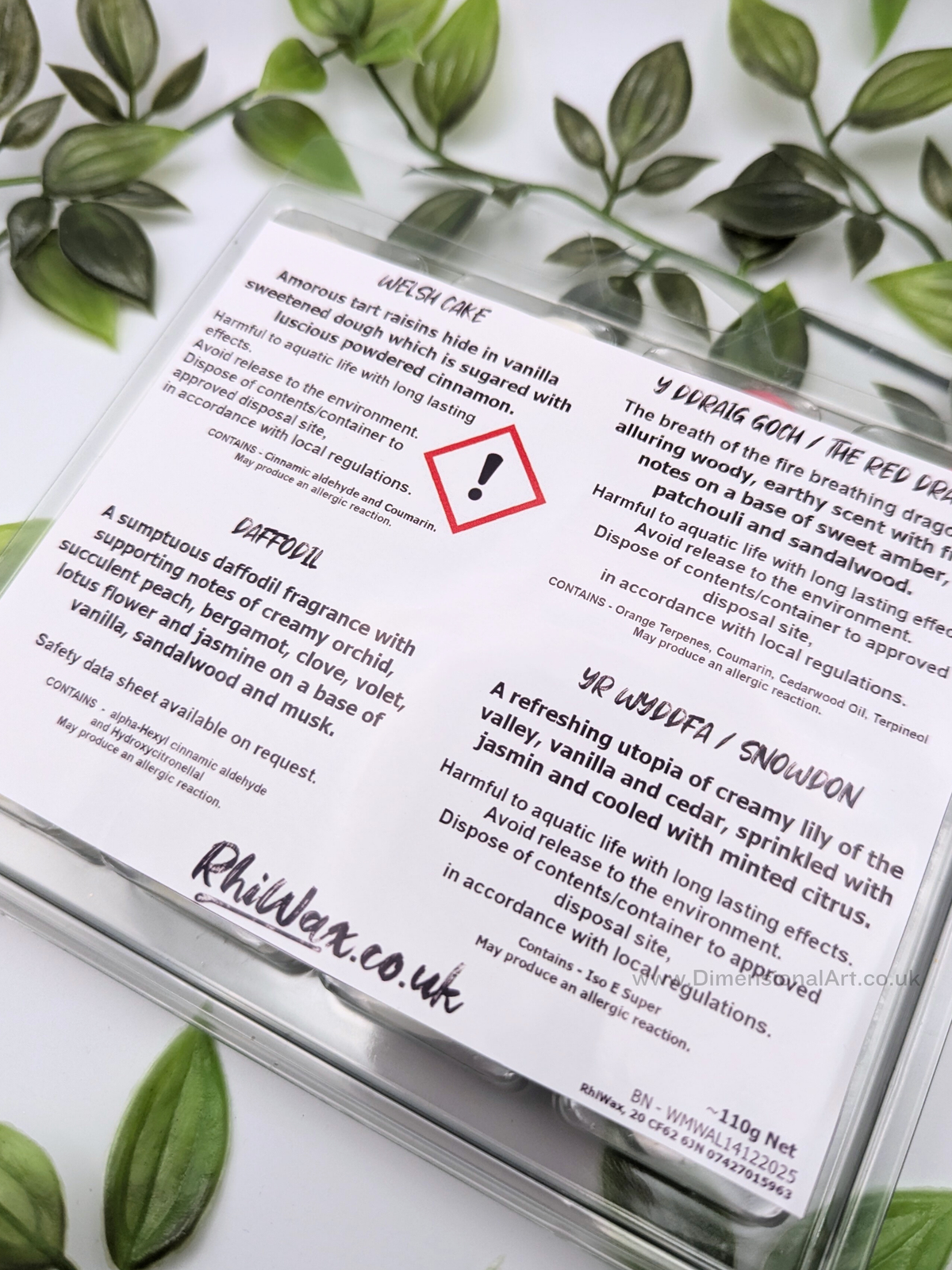 Scents of Wales Wax Melts Collection