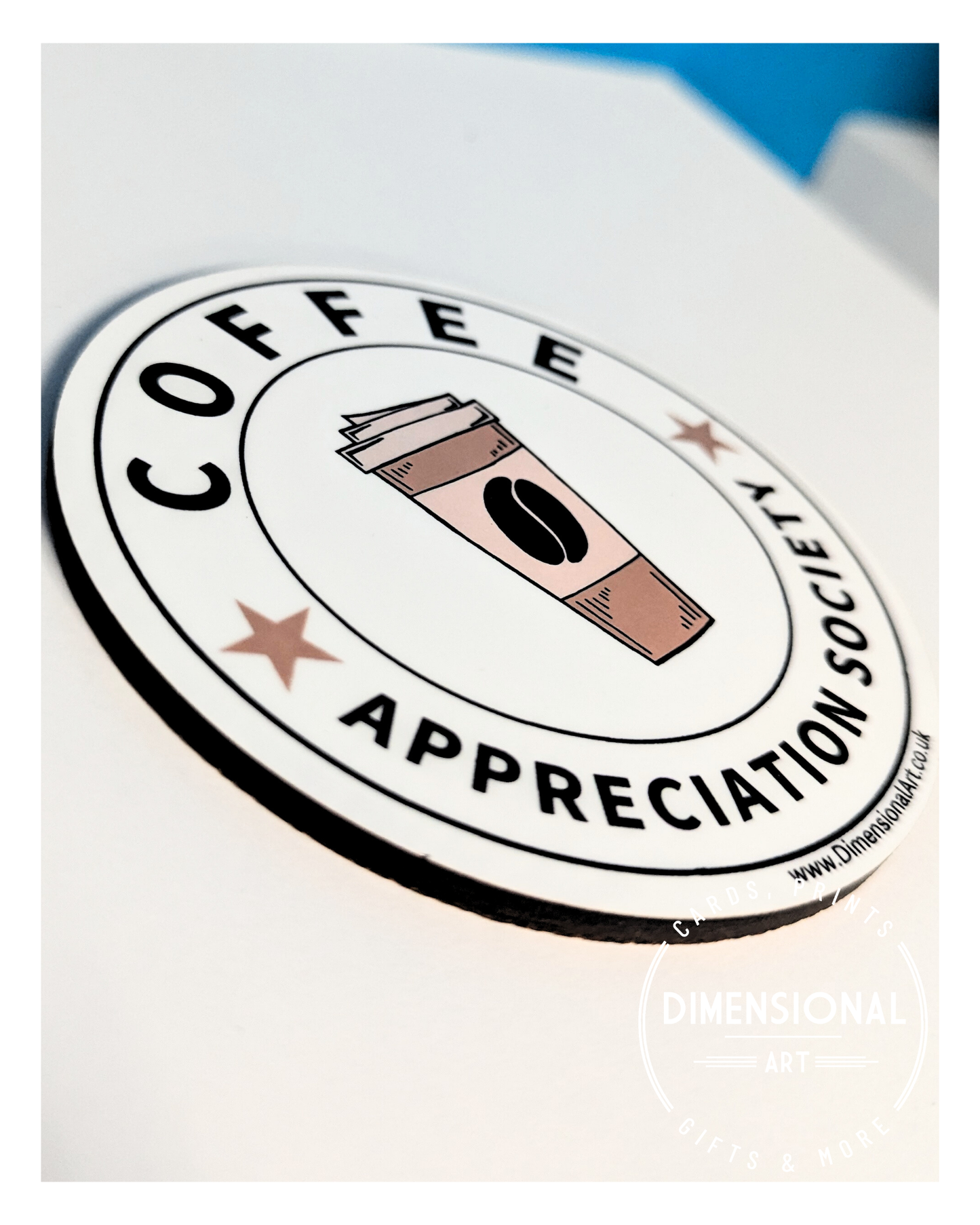 Coffee Appreciation Society Mug and Coaster