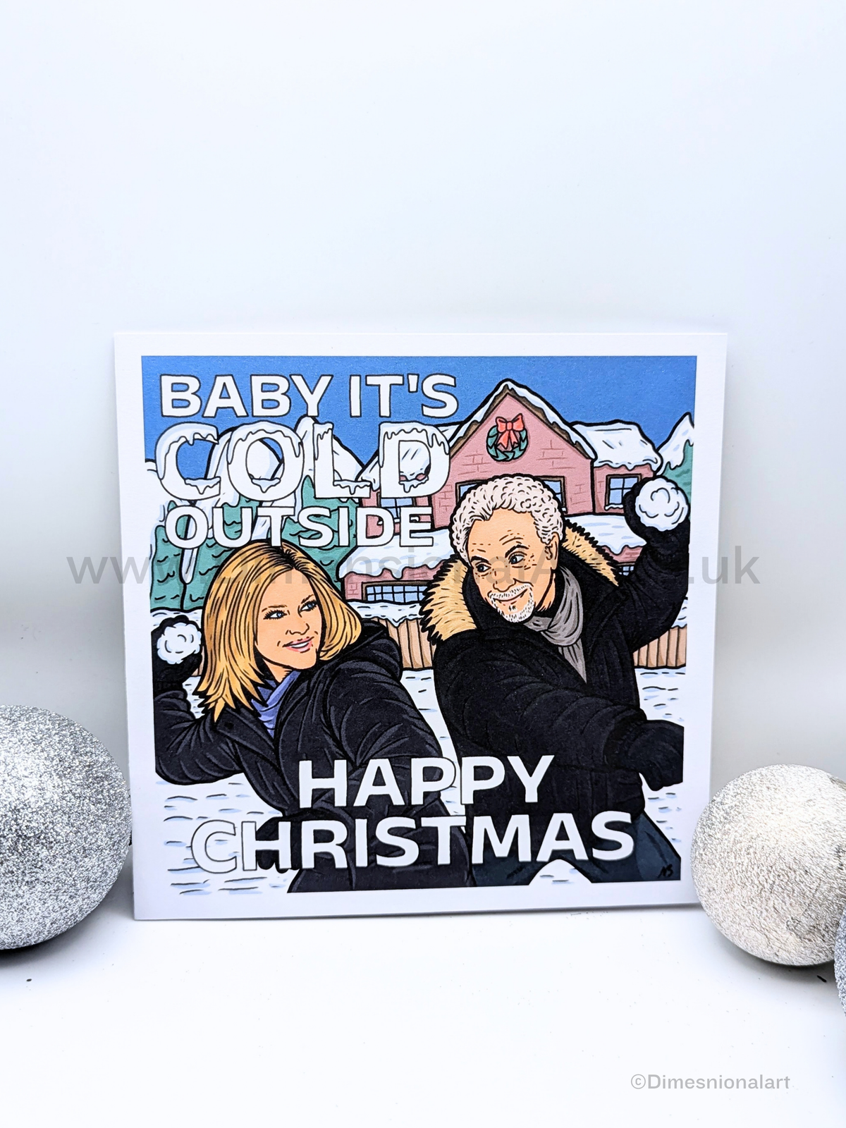 Baby it Cold outside - Tom Jones and Cerys Matthews Christmas card