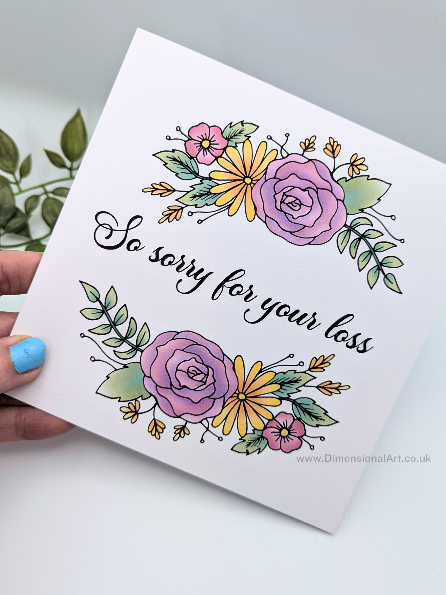 So sorry for your loss Card