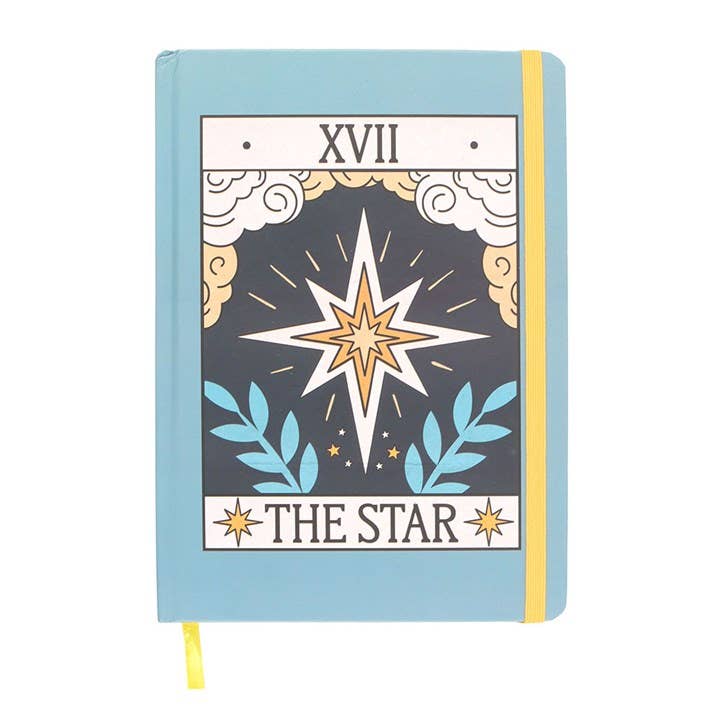 The Star Vintage Tarot Card A5 Notebook