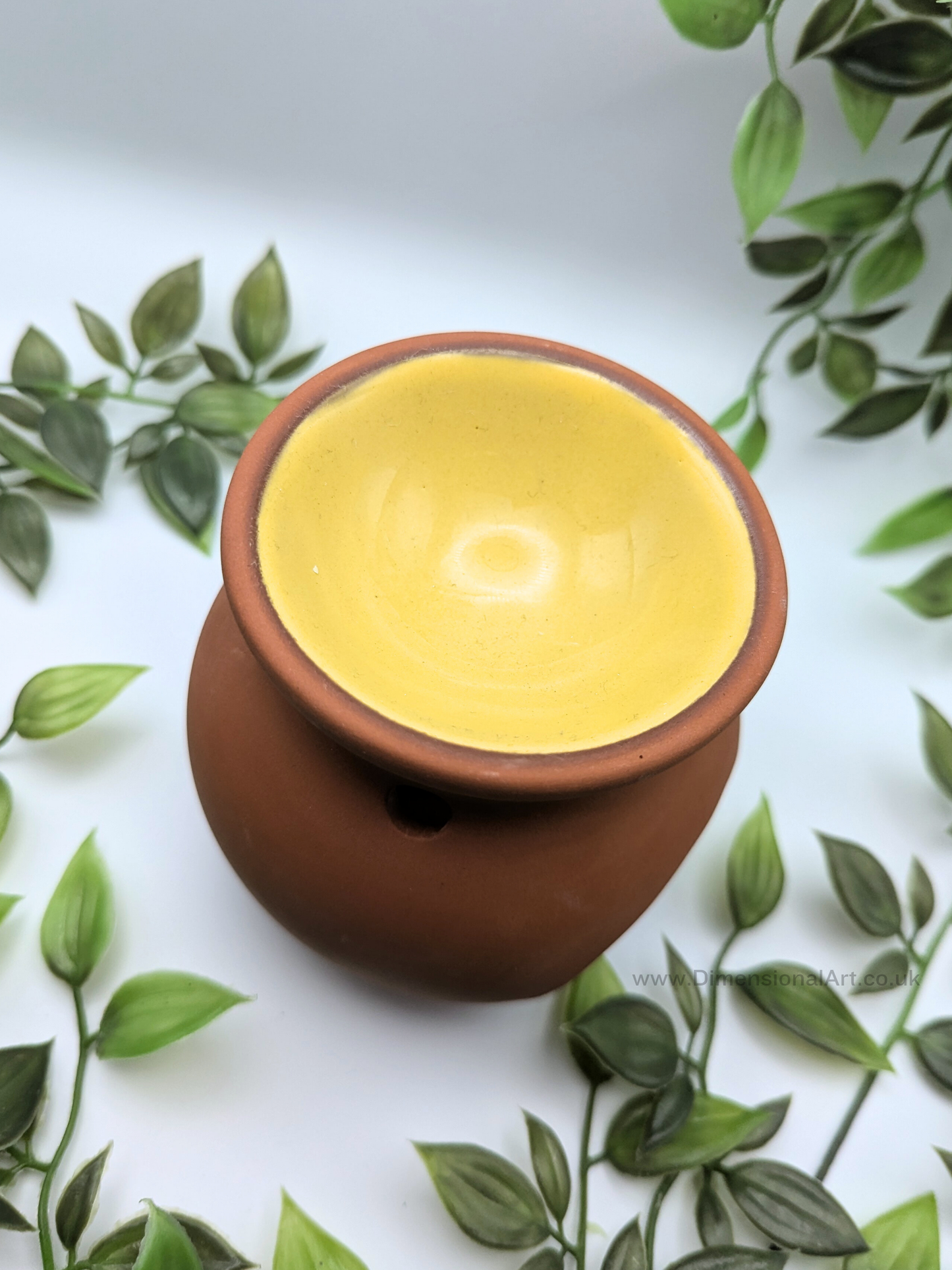 SALE - Terracotta Oil Burners -  Yellow