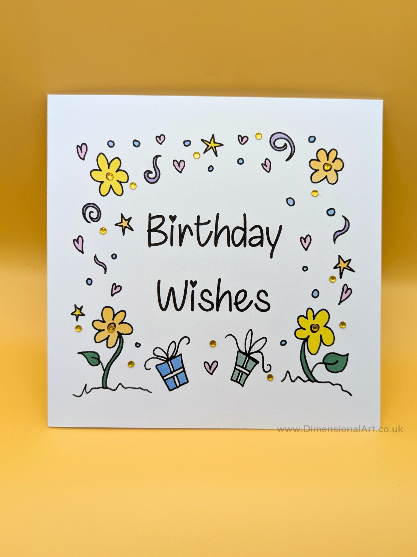 Flowers Birthday Wishes Card