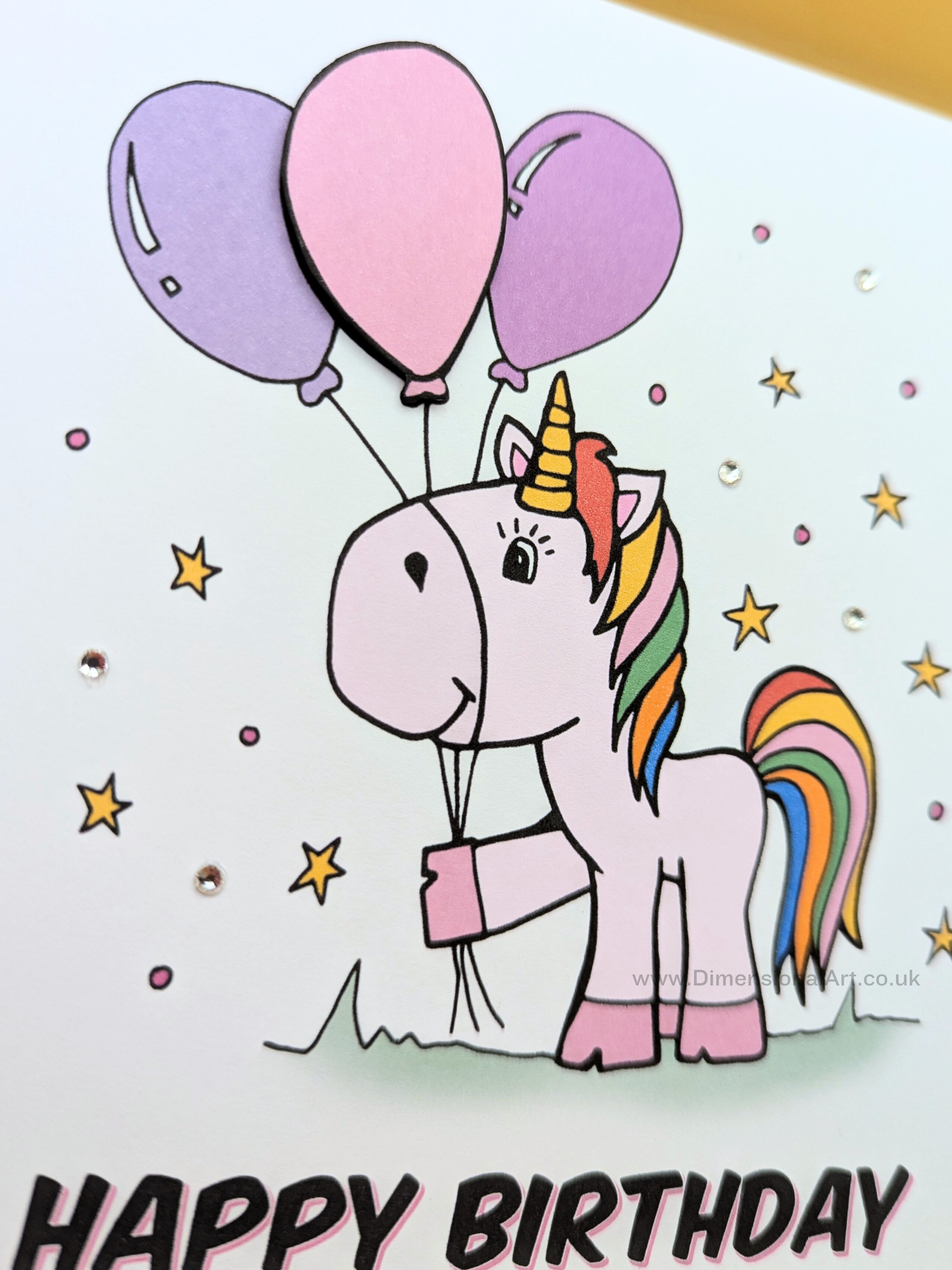 Unicorn Birthday Card