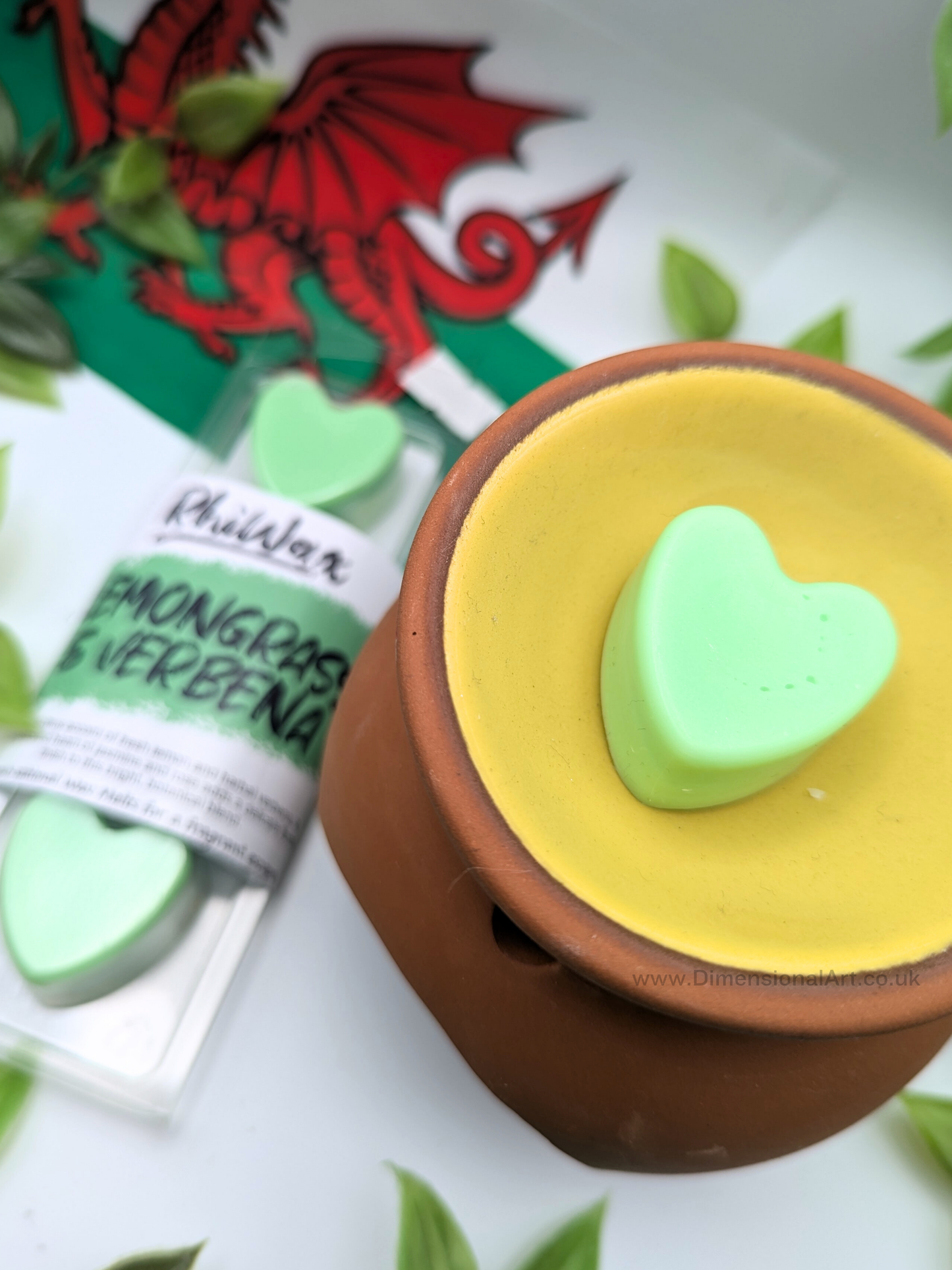 Lemongrass & Verbena - Zesty Lemon, Botanicals - WAX MELT