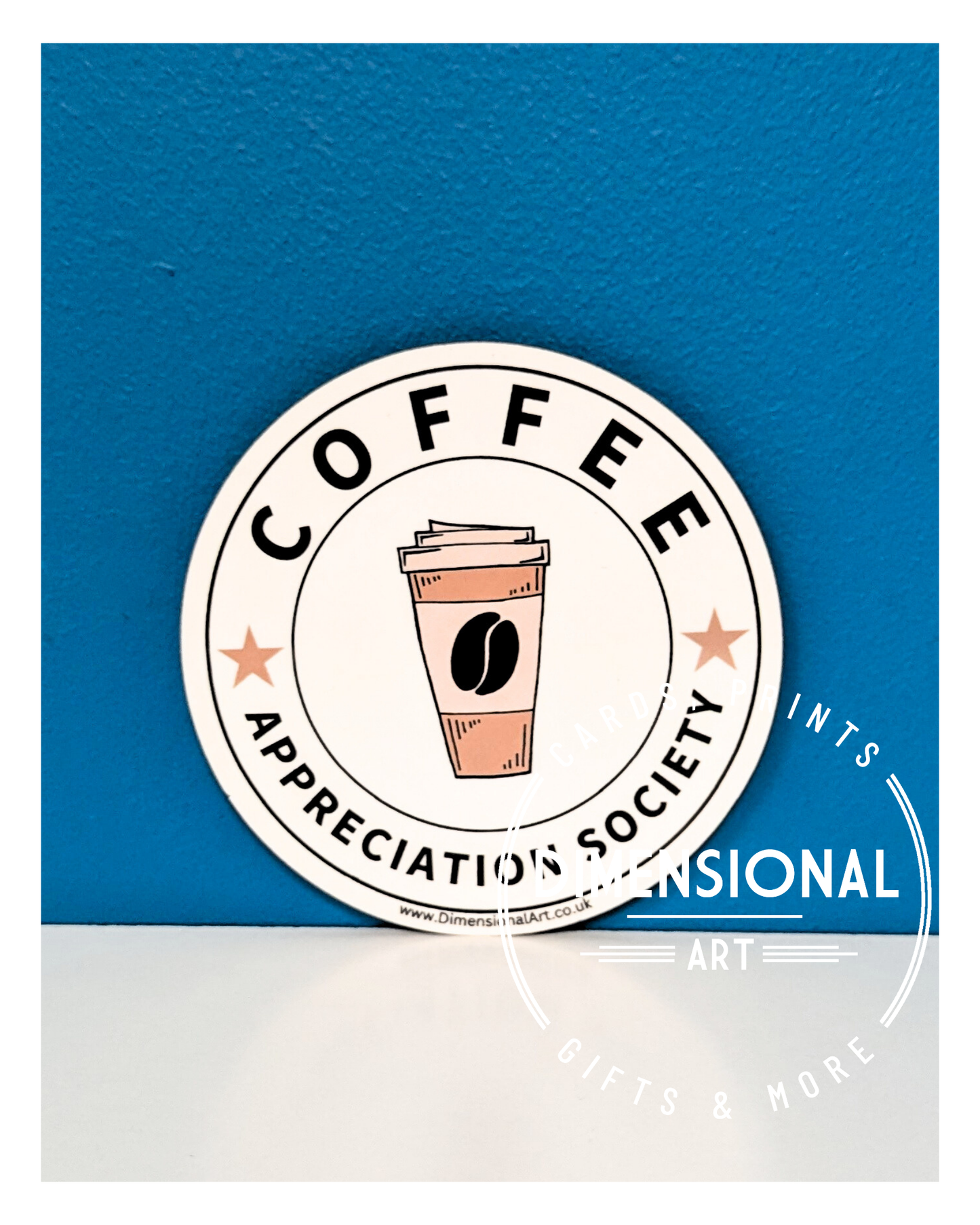 Coffee Appreciation Society Mug and Coaster