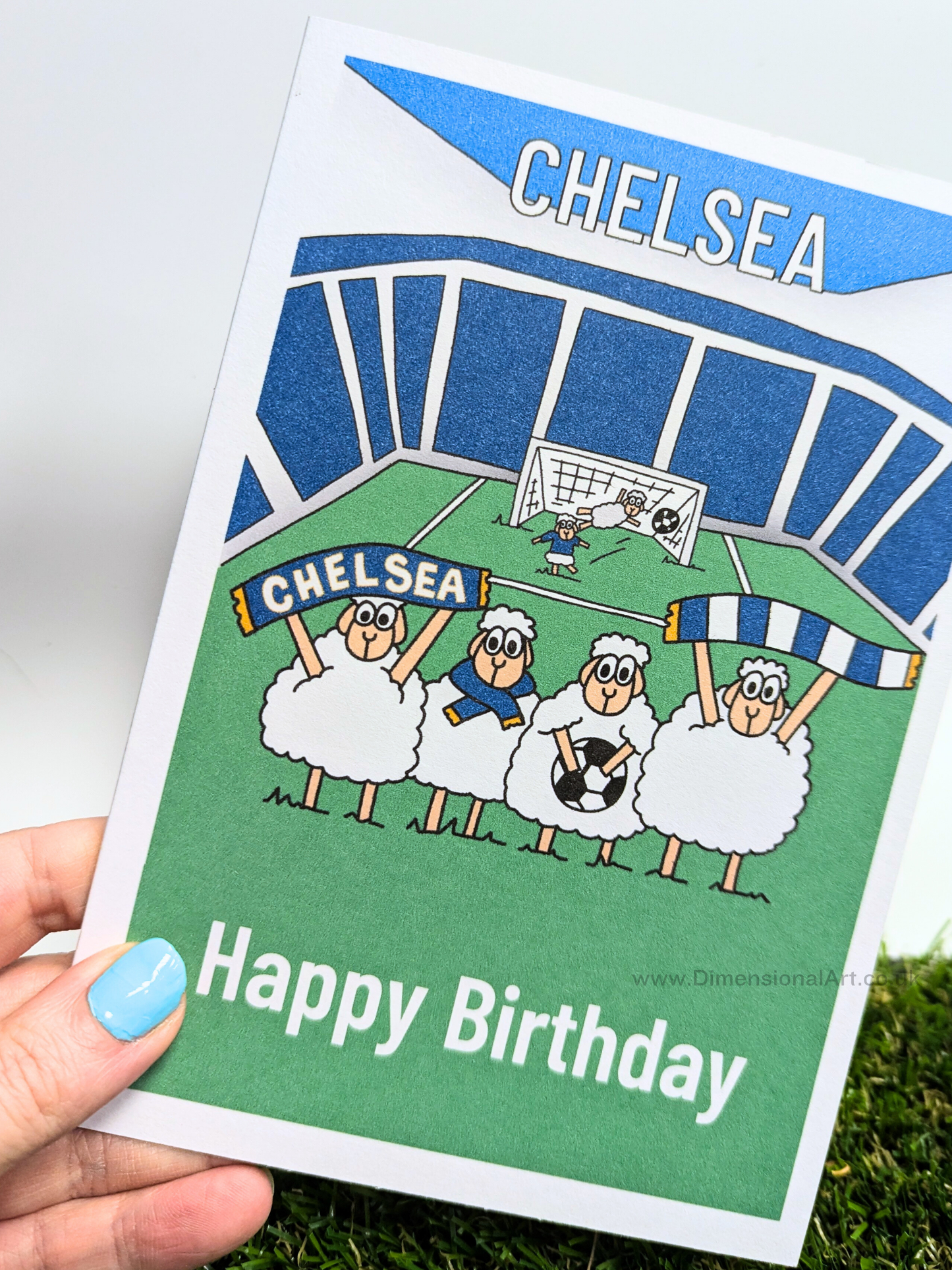Chelsea Football Birthday Card