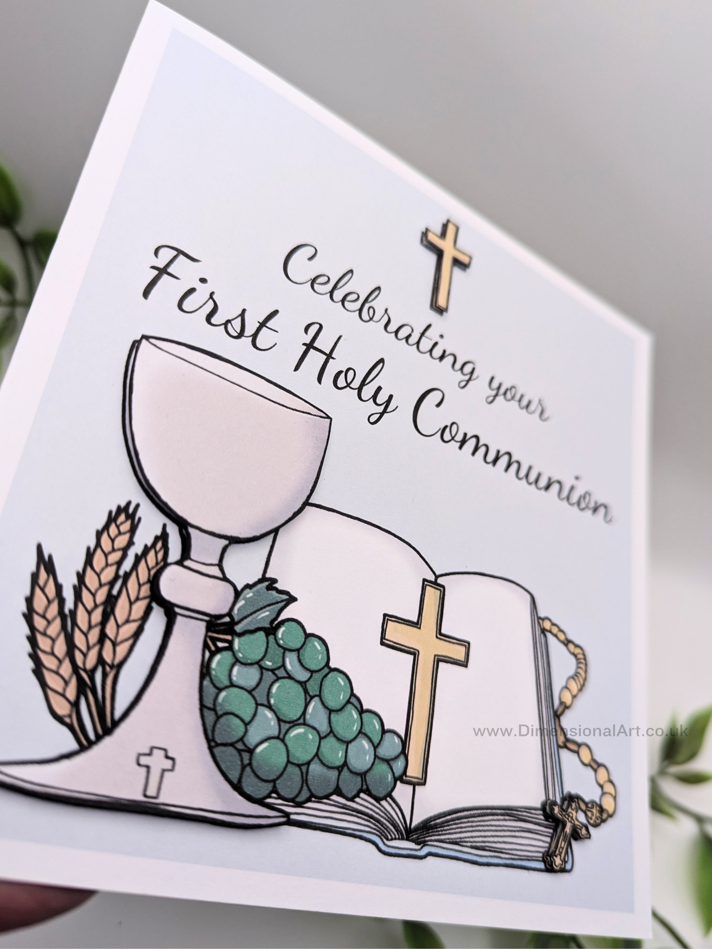 First Holy Communion Card -  Handmade
