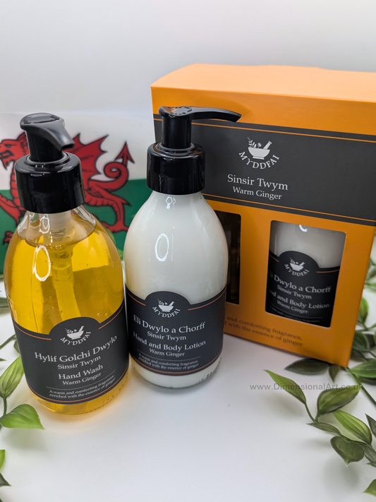Hand Care Boxed Set Sinsir Twym (Warm Ginger) -  Glass Bottles