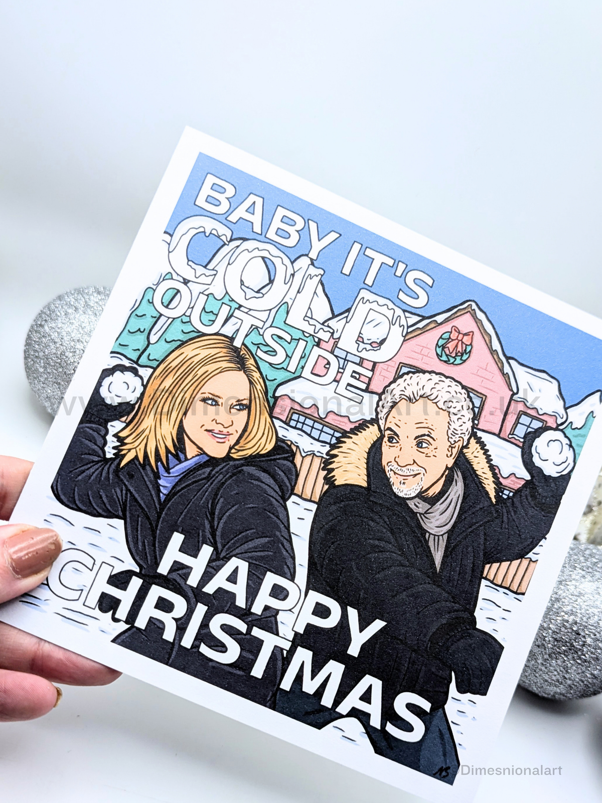 Baby it Cold outside - Tom Jones and Cerys Matthews Christmas card