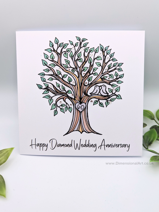 60th Diamond Anniversary Card
