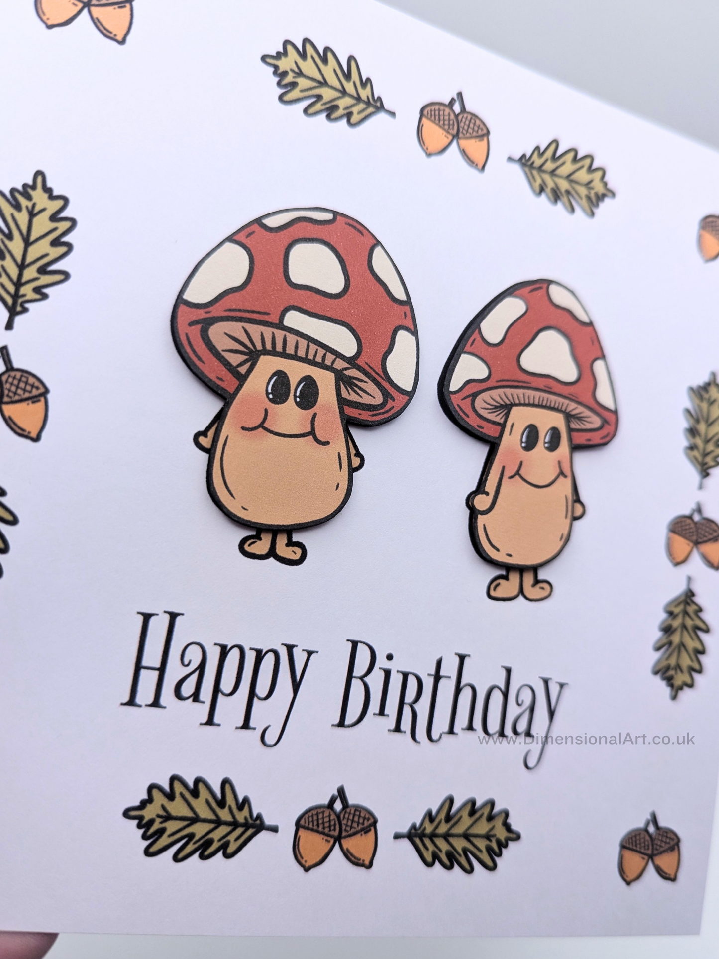 Mushroom Birthday Card