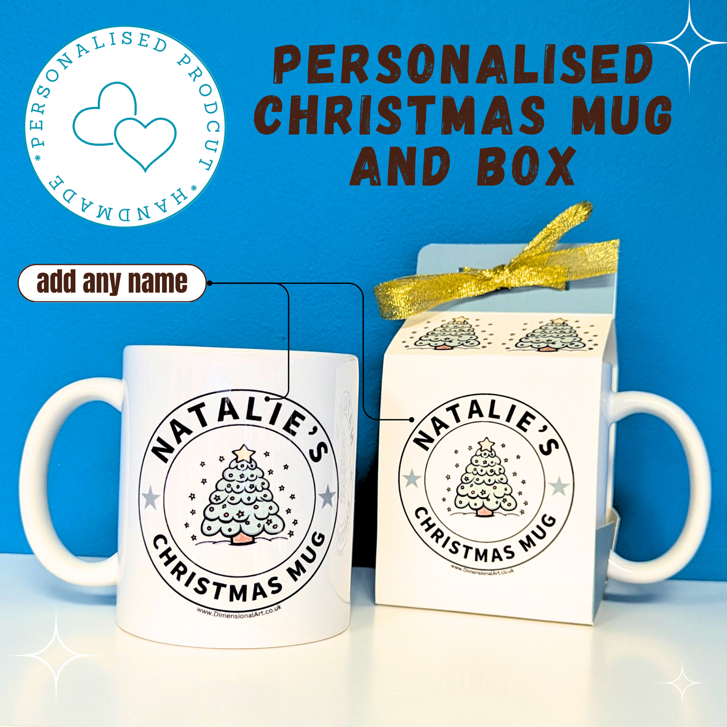 Personalised - My Christmas mug and personalised gift box