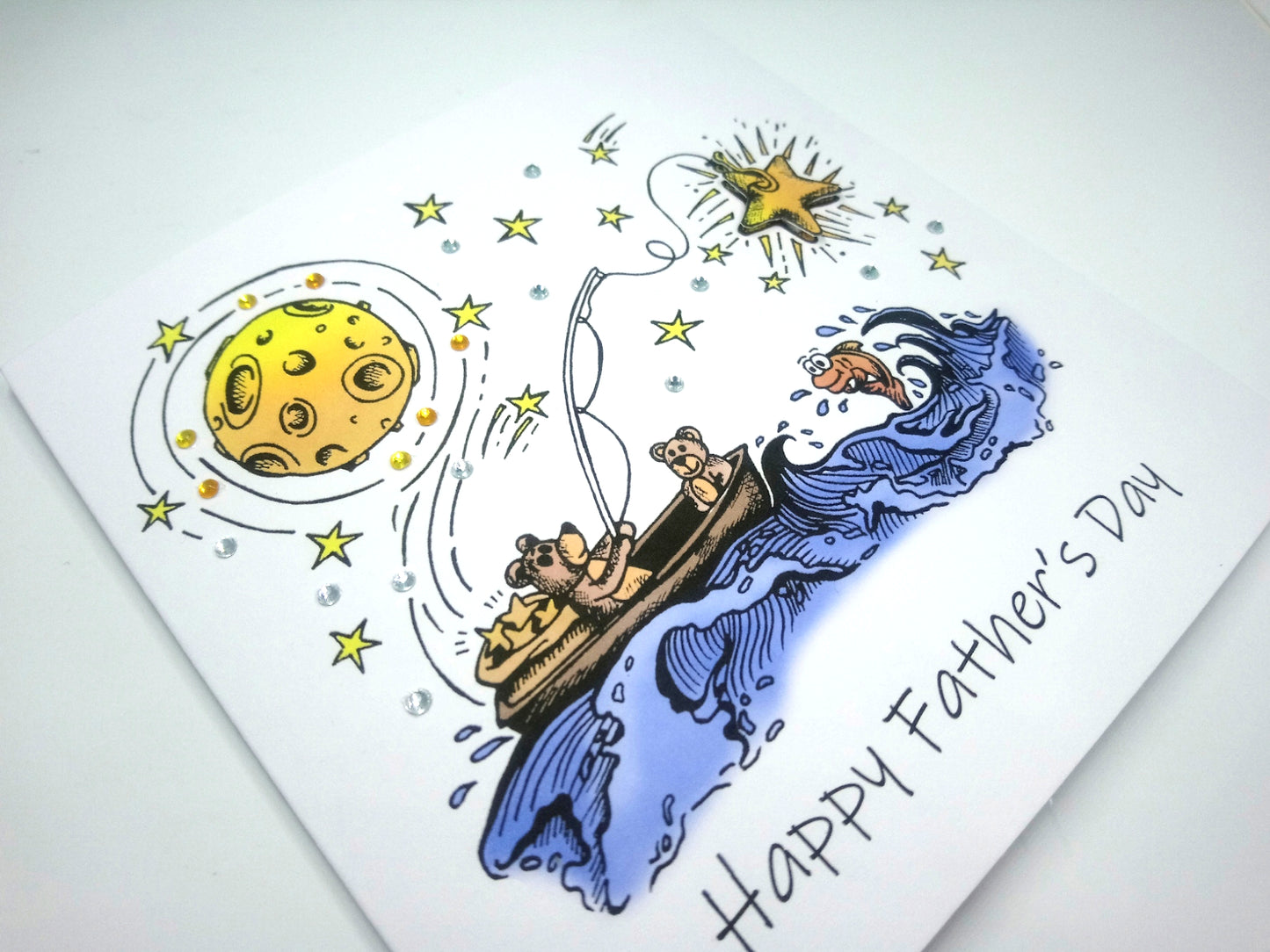 Bears Fishing Fathers Day Card