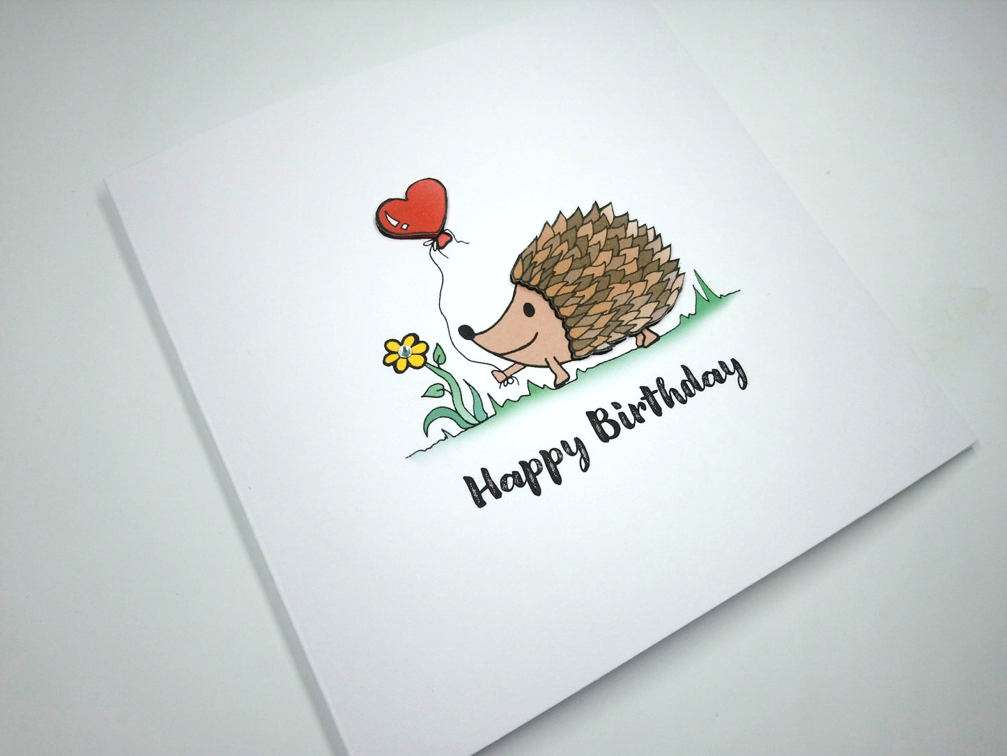 Hedgehog Birthday Card